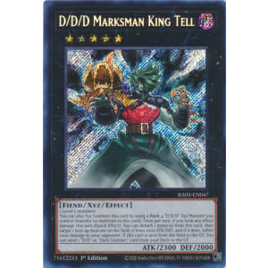 D/D/D Marksman King Tell (Secret Rare)