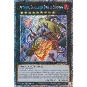 Laevatein, Generaider Boss of Shadows (Platinum Secret Rare)