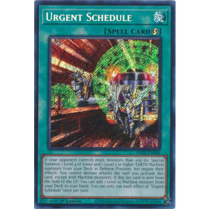 Urgent Schedule (Secret Rare)