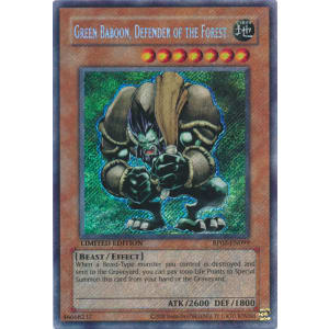 Green Baboon, Defender of the Forest (2020 Copyright Date)