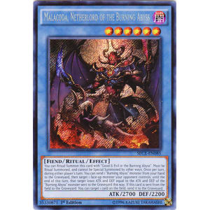 Malacoda, Netherlord of the Burning Abyss (Secret Rare)
