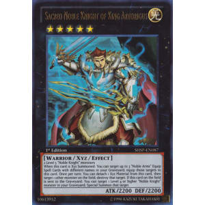 Sacred Noble Knight Of King Artorigus Yu-Gi-Oh SHSP-IT087 Ultra