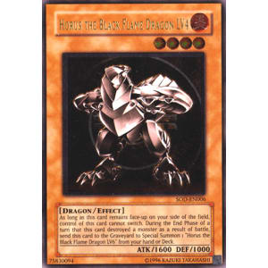  Yu-Gi-Oh! - Horus The Black Flame Dragon LV6 (SOD