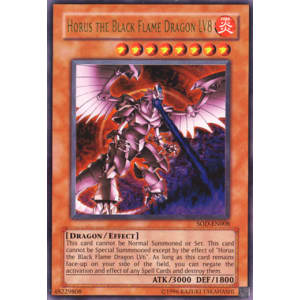 YUGIOH HORUS THE Black Flame Dragon LV8 SOD-EN008 Ultimate Rare