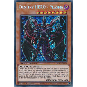 DESO-EN012 Destiny HERO 1st Edition Yugioh Plasma Super Rare