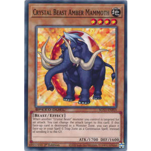 Crystal Beast Amber Mammoth