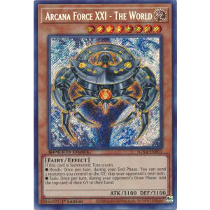 Arcana Force XXI - The World (Secret Rare)