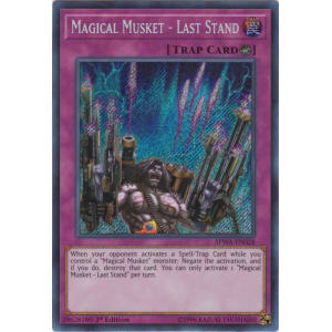 Last Stand SPWA-EN028 Secret Rare 1st Edition Yugioh Magical Muskeet Last Stand SPWA-EN028 Secret Rare 1st Edition Yugioh Magical Muskeet