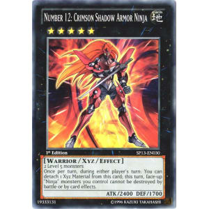 Number 12: Crimson Shadow Armor Ninja