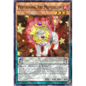 Performapal Fire Mufflerlion (Shatterfoil Rare)