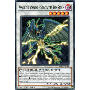 3x Assault Blackwing Sohaya the Rain Storm BLAR-EN062 Ultra Rare Mint Yugioh