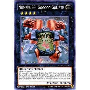 Number 55: Gogogo Goliath - WSUP-EN007 - Super Rare 1st Edition