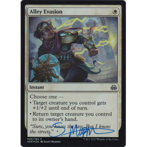 Alley Evasion FOIL Signed by Scott Murphy