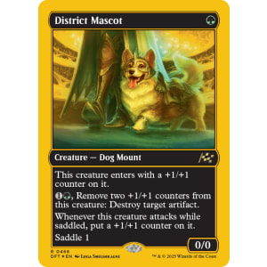 District Mascot (First-Place Foil)