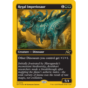 Regal Imperiosaur (First-Place Foil)