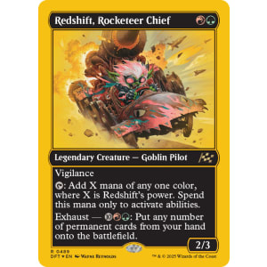 Redshift, Rocketeer Chief (First-Place Foil)