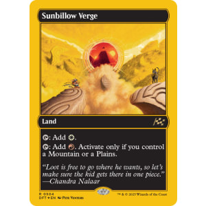 Sunbillow Verge (First-Place Foil)