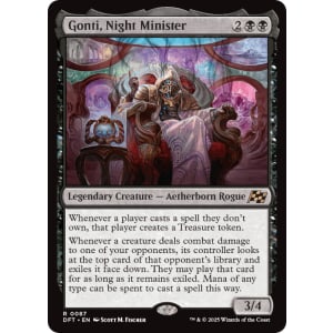 Gonti, Night Minister