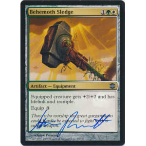 Behemoth Sledge Signed by Steve Prescott (Alara Reborn)
