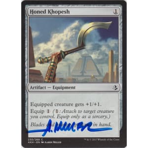 Honed Khopesh Signed by Aaron Miller