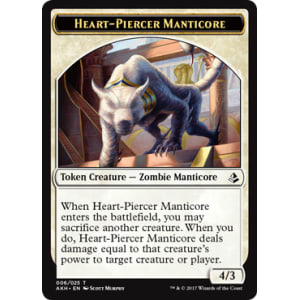 Heart-Piercer Manticore (Token)