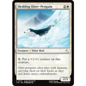 Sledding Otter-Penguin
