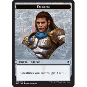 Emblem - Gideon, Ally of Zendikar