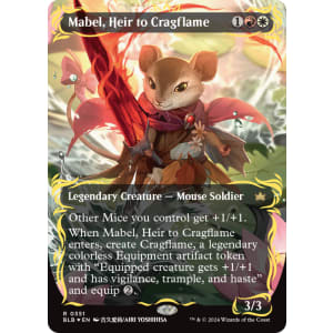 Mabel, Heir to Cragflame (Raised Foil)