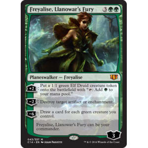 Freyalise, Llanowar's Fury (Oversized Foil)