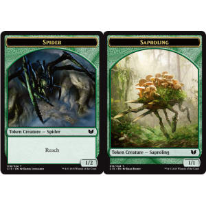 Saproling (Token) // Spider (Token)