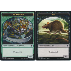 Cat Warrior (Token) // Rat (Token)