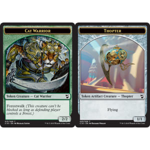 Cat Warrior (Token) // Thopter (Token)