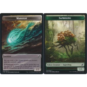 Manifest (Token) // Saproling (Token)