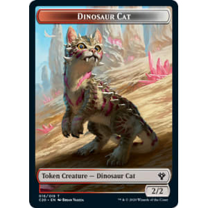 Dinosaur Cat Token