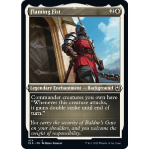 Flaming Fist (Foil-Etched)