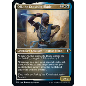 Oji, the Exquisite Blade (Foil-Etched)