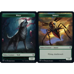 Wolf (Token) // Insect (Token)