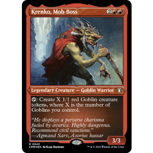 Krenko, Mob Boss (Foil-Etched)
