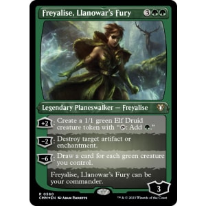 Freyalise, Llanowar's Fury (Foil-Etched)