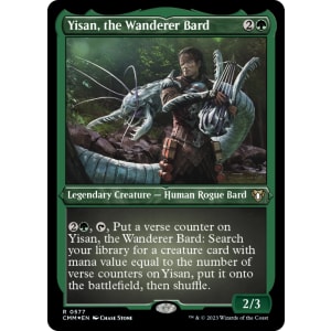 Yisan, the Wanderer Bard (Foil-Etched)