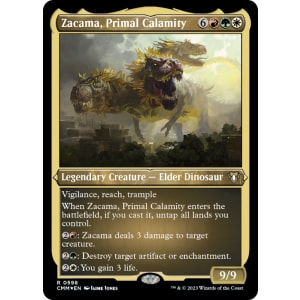 Zacama, Primal Calamity (Foil-Etched)