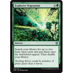Explosive Vegetation