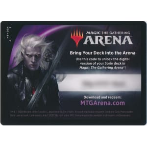 MTG Arena Code Card - Sorin Planeswalker Deck