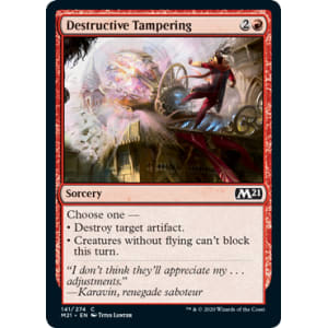 Destructive Tampering
