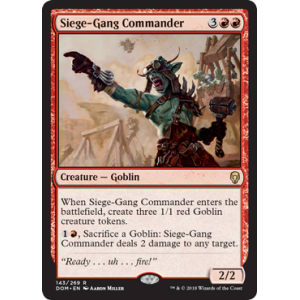 MTG Siege-Gang Commander Scourge