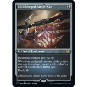 Bloodforged Battle-Axe (Foil-Etched)