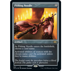 Pithing Needle (Foil-Etched)