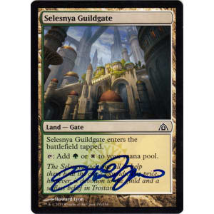 Selesnya Guildgate Signed by Howard Lyon (Dragons Maze)