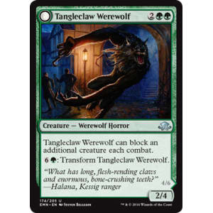 Tangleclaw Werewolf // Fibrous Entangler