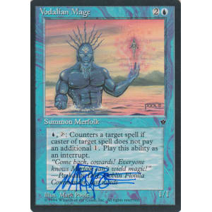 Vodalian Mage Signed by Mark Poole